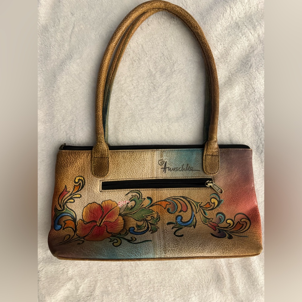 Anuschka Multicolor Floral Shoulder Bag - Picture 3 of 7